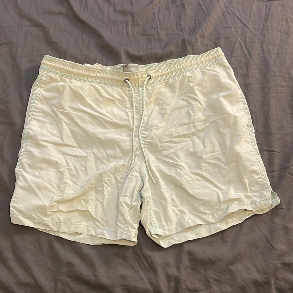Light blue swim trunks
